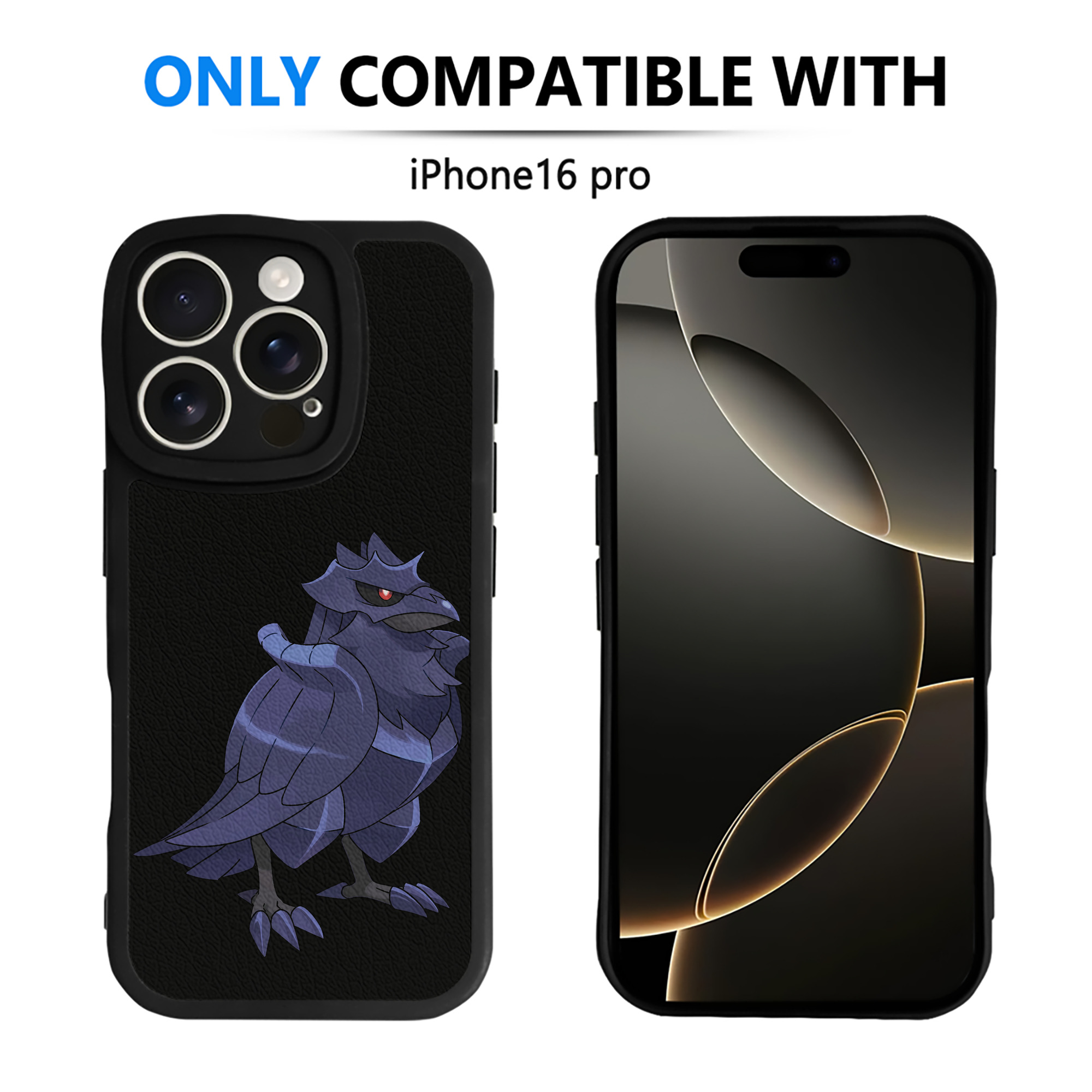 （画像用） ポケットモンスター Pokémon 【iPhone 16シリーズ対応】シリコンスマホケース（レザー調） 材質：シリコン